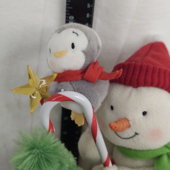 2010 Hallmark Jingle Pal Snowman Trimming the Tree Animated Plush Works - Picture 2 of 13